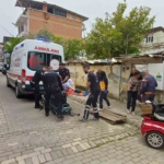 Evin bahçesinde düşen yaşlı kadın için ekipler seferber oldu