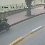 Kaldırımdan kaçtı, 500 bin liradan oldu