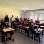 Kaymakam Ateş liseli öğrencilerle bir araya geldi