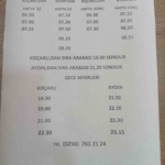 Koçarlı-Aydın hattında minibüs saatleri değişti