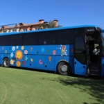 Nazilli’de çocuklara özel Mobil Oyun Otobüsü mahalle mahalle geziyor