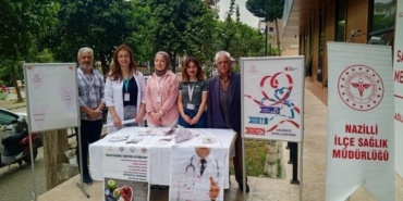 Nazilli’de vatandaşlara kalp sağlığı anlatıldı