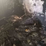 Patlama sonrası çıkan yangında engelli şahıs hayatını kaybetti