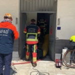 Patlama sonrası çıkan yangında engelli şahıs hayatını kaybetti