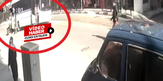 Tamir etmek istediği minibüsün altında kaldı! Böyle kurtardılar