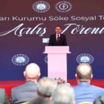 Sosyal Tesise dönüşen Söke Eski Cezaevi restoran ve satış ofisi törenle açıldı