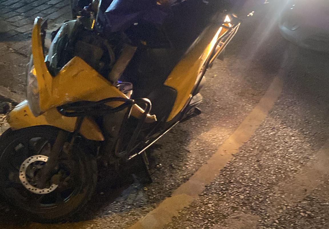 Aydın'da motosiklete otomobil çarptı: Kuryenin durumu ağır 1 IMG 20260505 WA0128