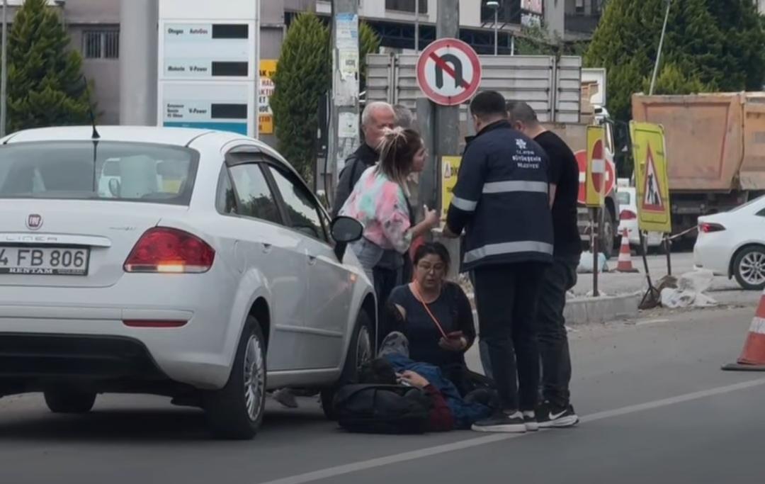 Aydın’da kaza: Oğluna çarpan kadın sürücüyü böyle sakinleştirdi