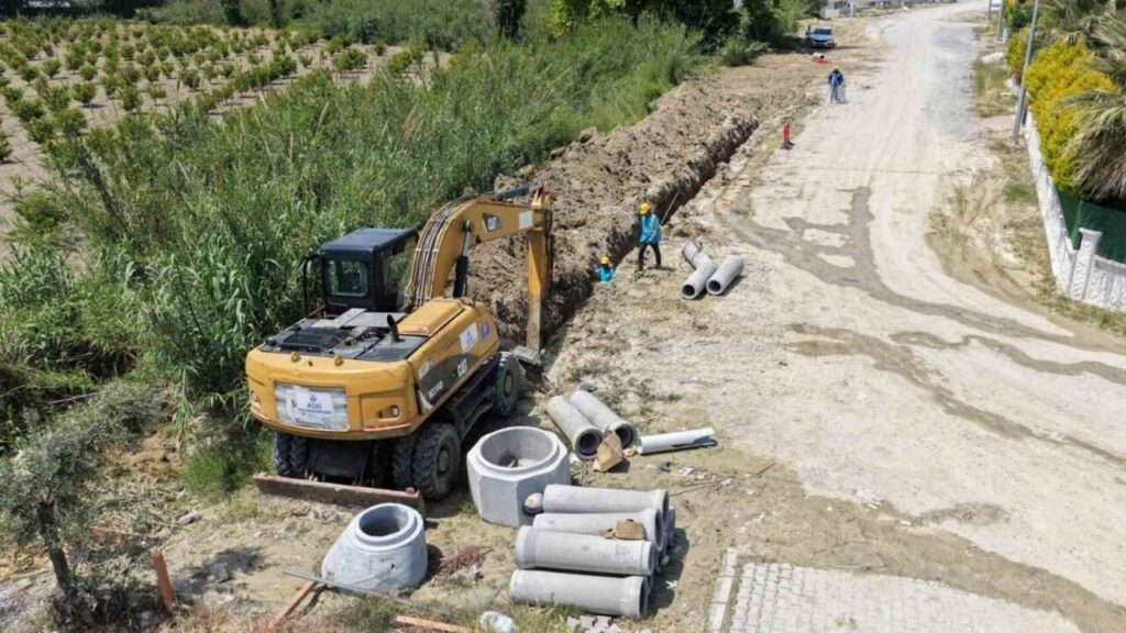 aydin buyuksehirden davutlarda altyapi yatirimi 91a418eee319