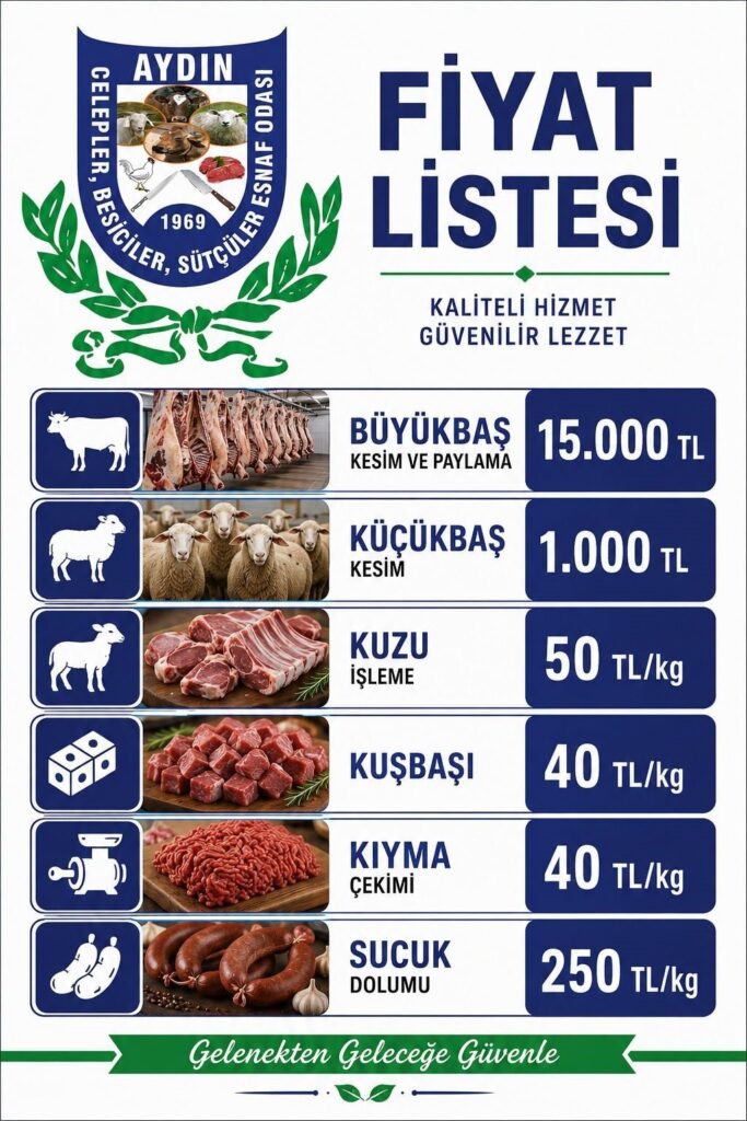 aydinda kurban kesim fiyatlari aciklandi 753435d6d656