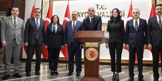 Bakan Ersoy’un ikinci durağı Aydın Valiliği oldu