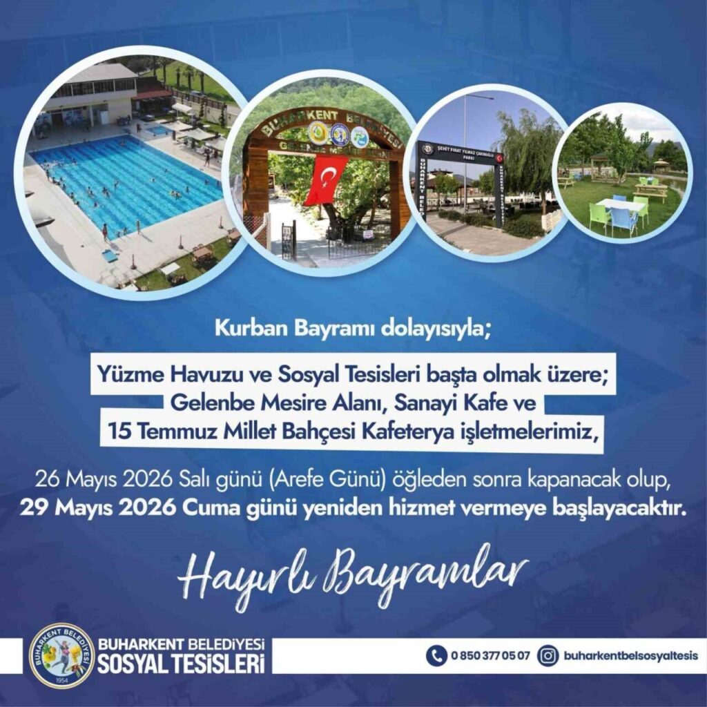 buharkent belediyesinden bayramda sosyal tesislerde gecici duzenleme 430fc68f7af4