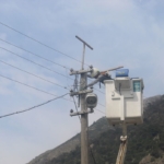 Elektrik telleri üzerine yuva yapan leylekler için, yeni yuva yapıldı