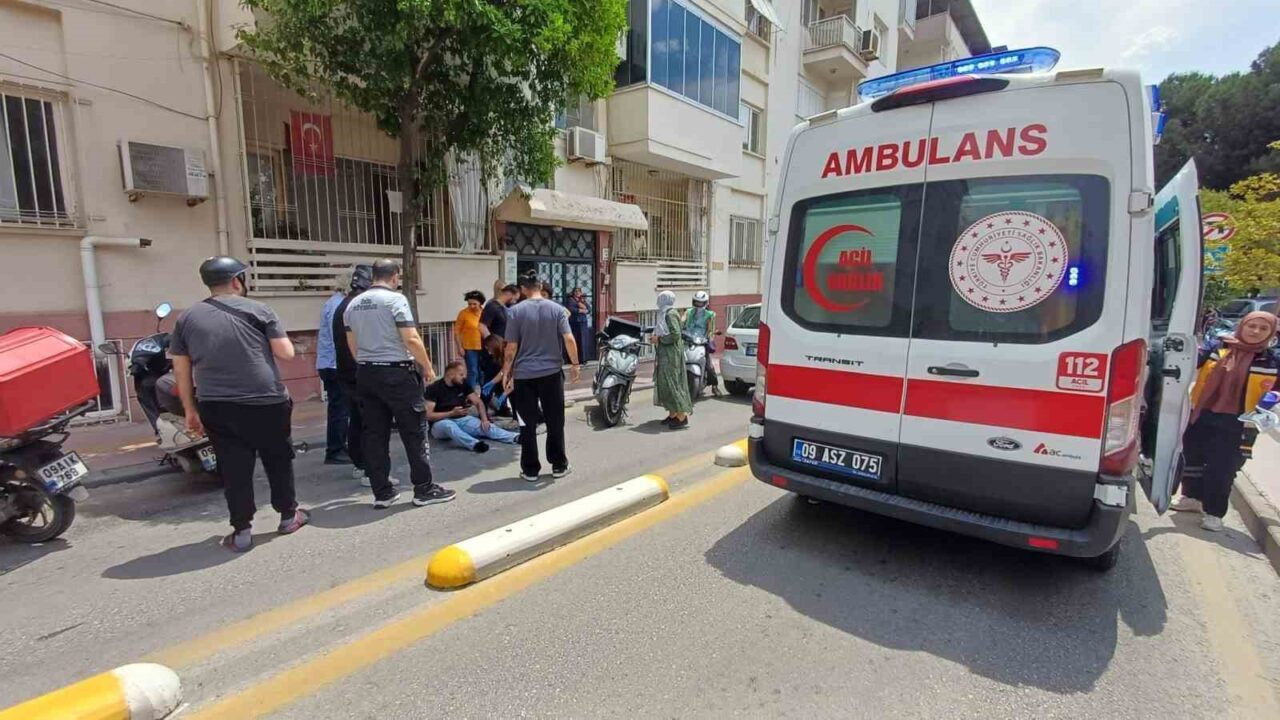 Aydın'da karşı şeride geçen otomobil ile motosiklet çarpıştı: 1 yaralı 1 karsi seride gecen otomobil ile motosiklet carpisti 1 yarali c28614e1a820