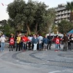 Kuşadası’nda 1 Mayıs kutlamaları Ömer Günel mitingine döndü