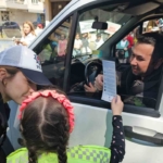 Minik trafikçilerden sürücülere kemer teşekkürü