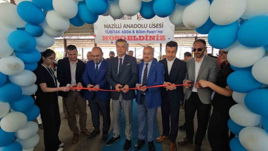 nazillide bilim fuarinda ogrenciler projelerini sergilendi 3bd889f4e9ca