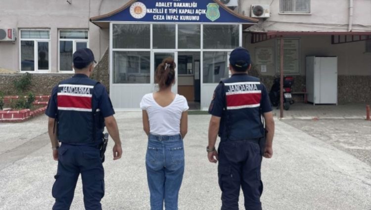 Nazilli’de 16 yıl hapis cezası aranan kadın suçlu yakalandı