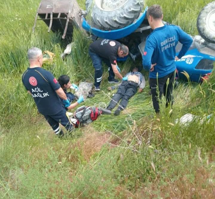 60 yaşındaki adam, traktörün altında can verdi