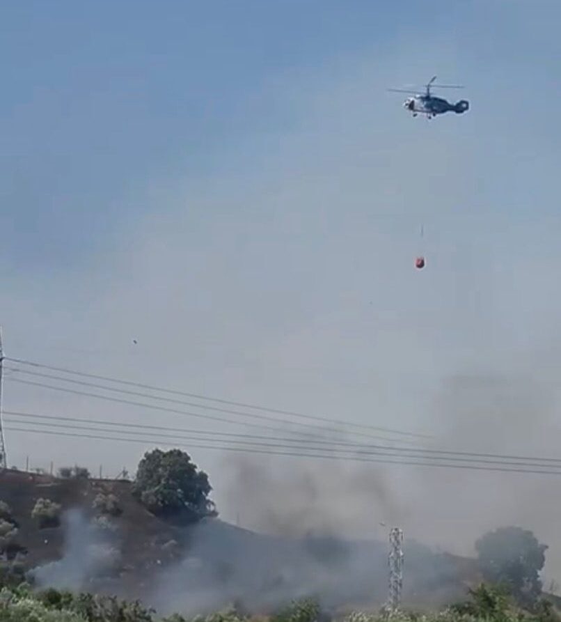 Nazilli’de korkutan yangını! Alevler yayılıyor