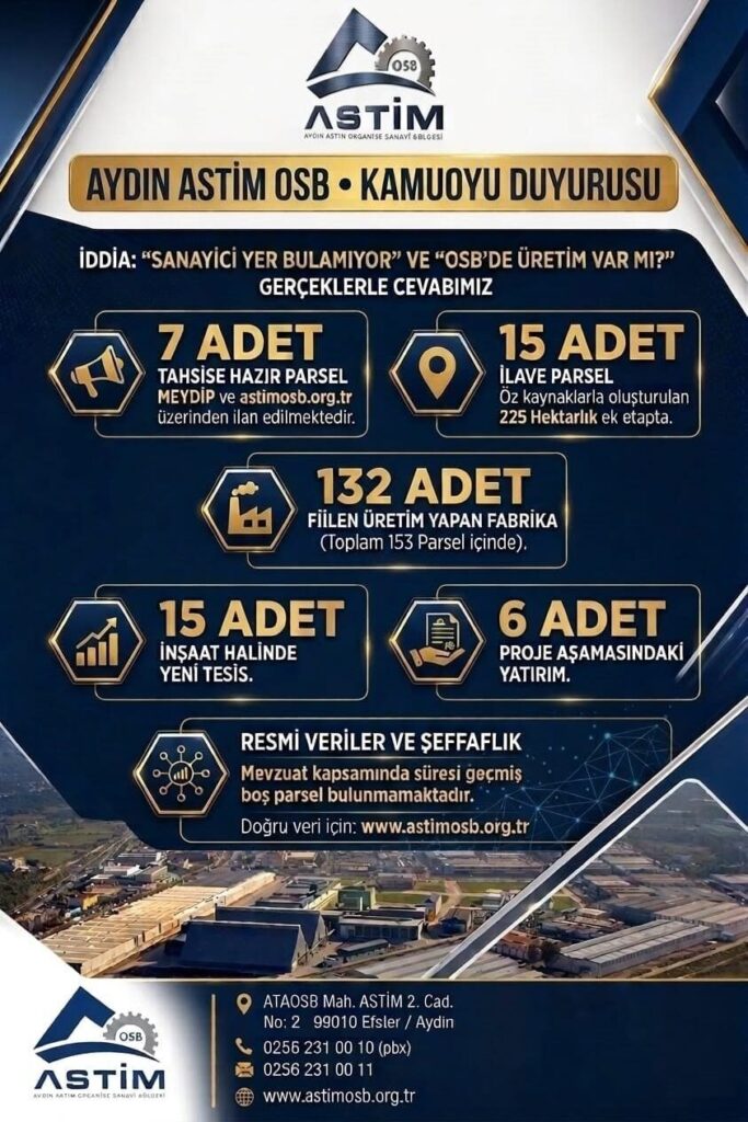 astim osbden sanayici yer bulamiyor iddialarina yanit 658d973c56cd
