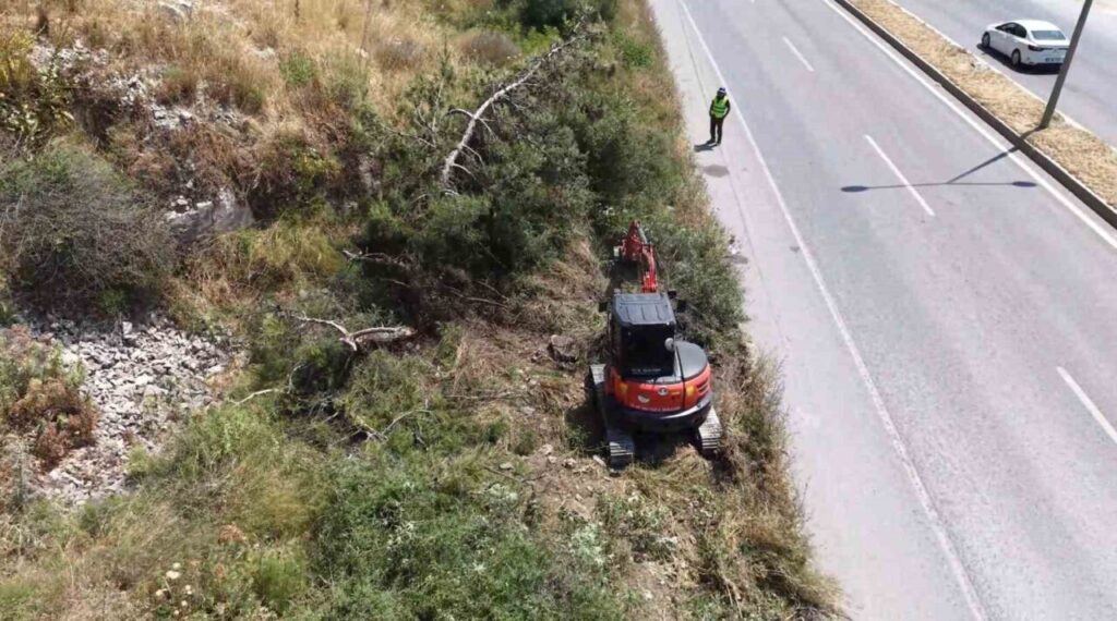 aydin orman isletmeden yanginlara karsi yol kenari temizligi b147ed610de2