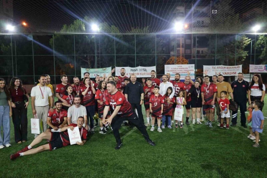 aydinda saglik calisanlarinin futbol heyecani sona erdi b36da8d20a25