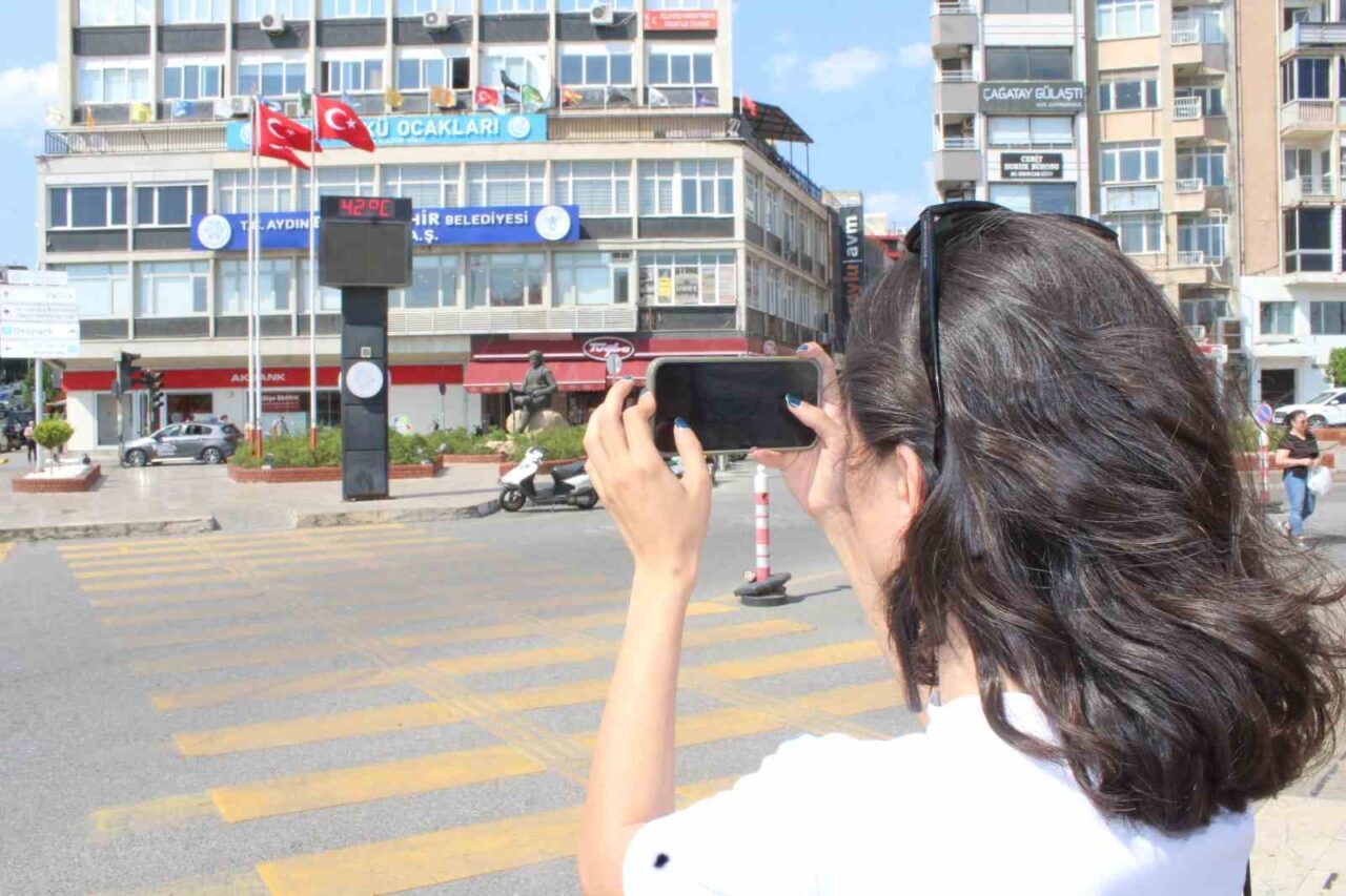 Aydın’da sıcaklar aniden  yükseldi, termometre 42 dereceyi gösterdi
