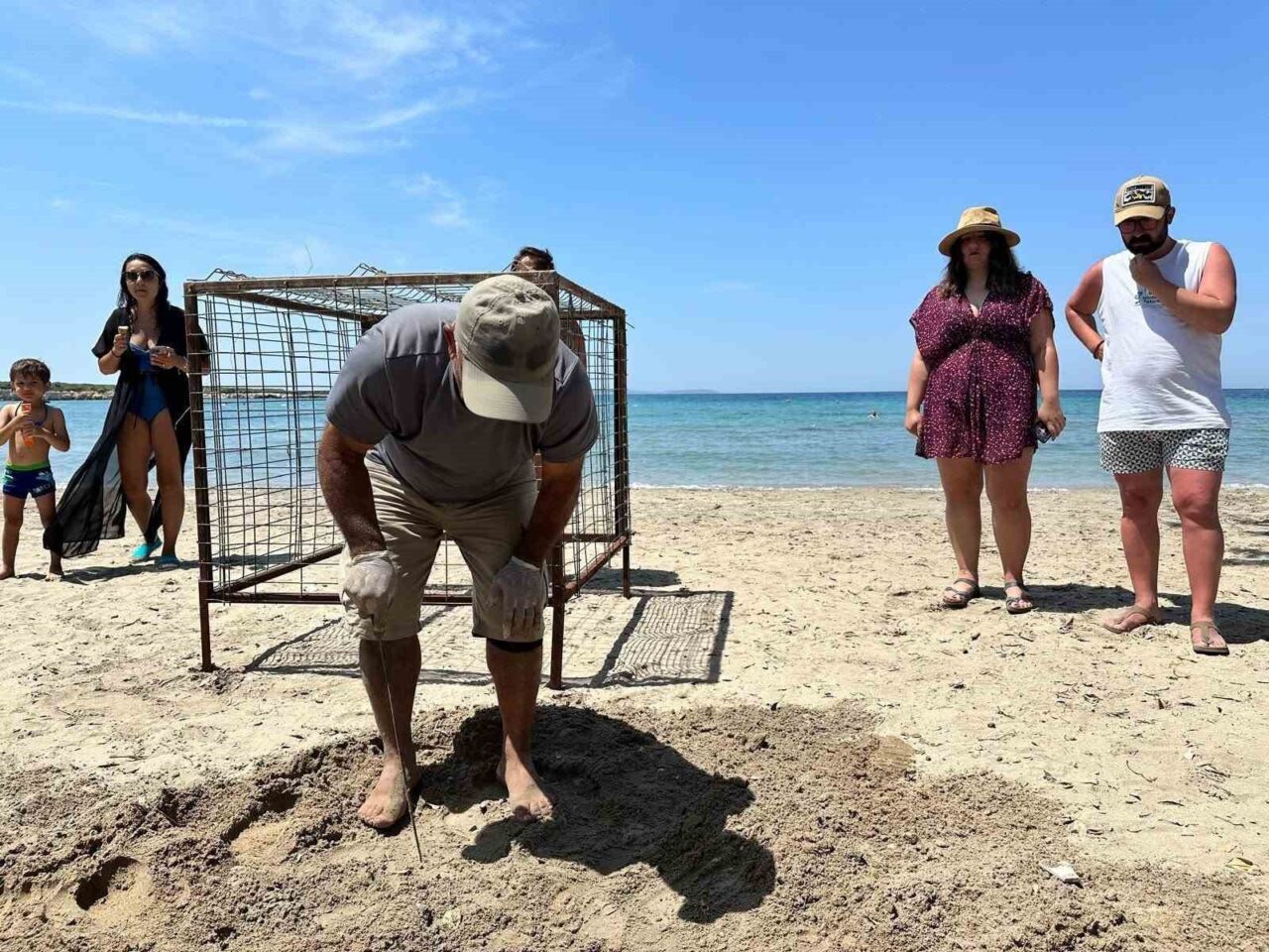 Aydın’da yılın ilk Caretta Caretta yuvası tespit edildi 3 Aydın’da yılın ilk Caretta Caretta yuvası tespit edildi
