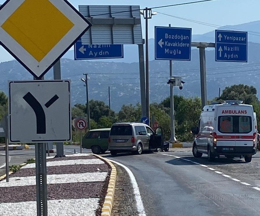 Bozdoğan’da trafik kazası: 1 yaralı