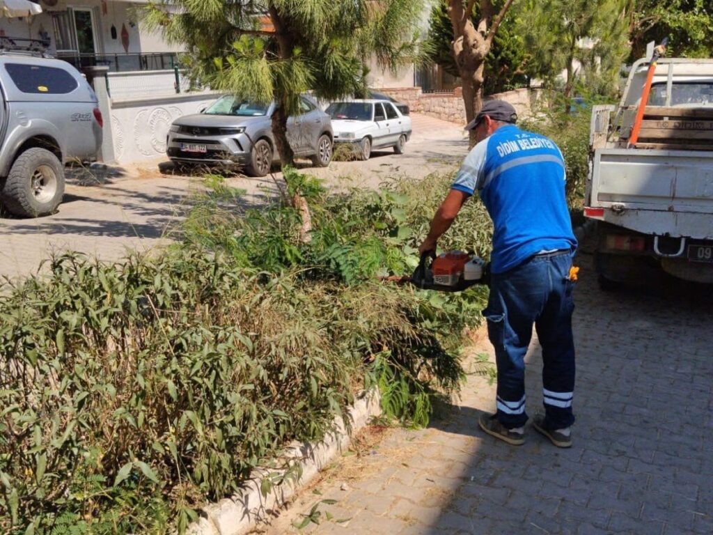 didim belediyesi yesil alanlarda bakim calismalarini surduruyor d0054b78d9a9