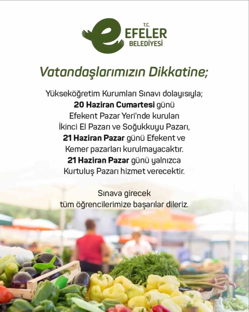 efelerde sinav sessizligi icin pazar duzenlemesi yapildi 1d59ac6a39bd