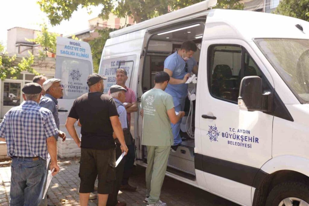 mobil dis klinigi araci kirsal mahallelerde hizmete basladi 4f528b43ddca