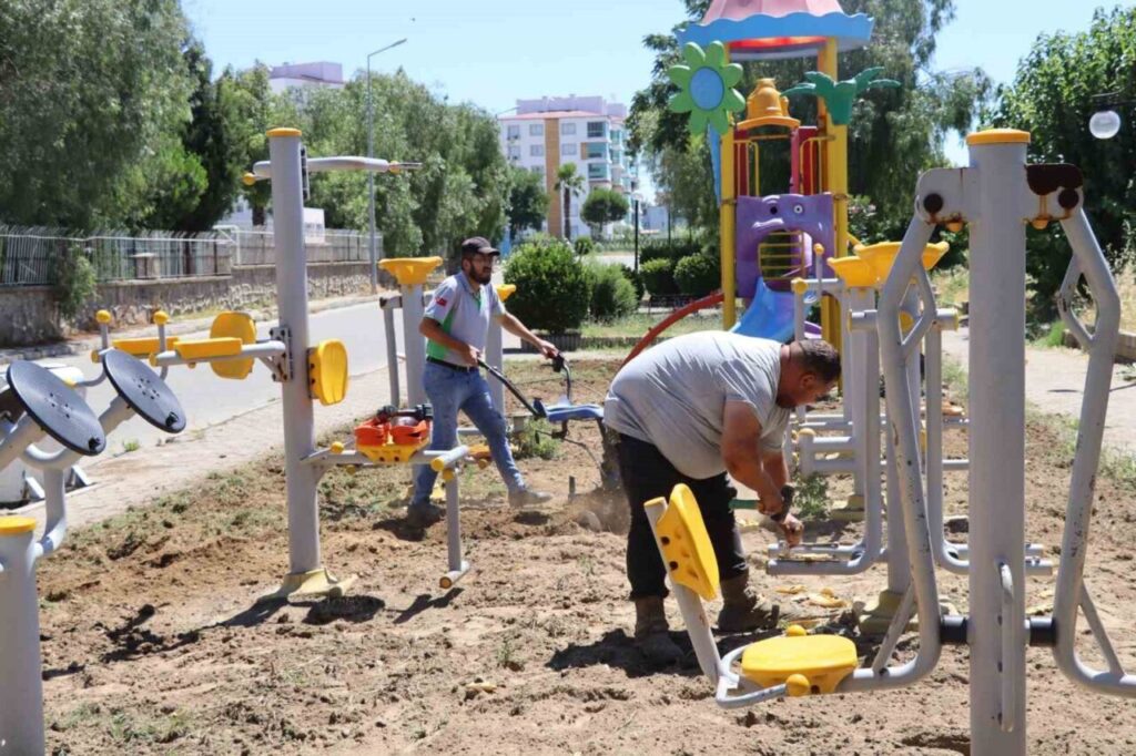 nazillide cocuk oyun ve spor alanlari bakima alindi a815753b3bae