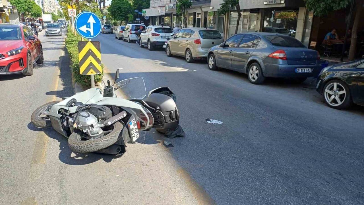 otomobil ile motosiklet carpisti 1 yarali 07d74ed3c14e