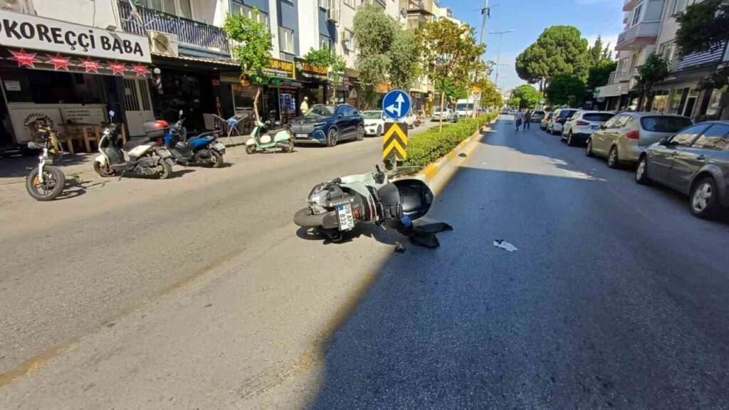 otomobil ile motosiklet carpisti 1 yarali 2976ee1ac229