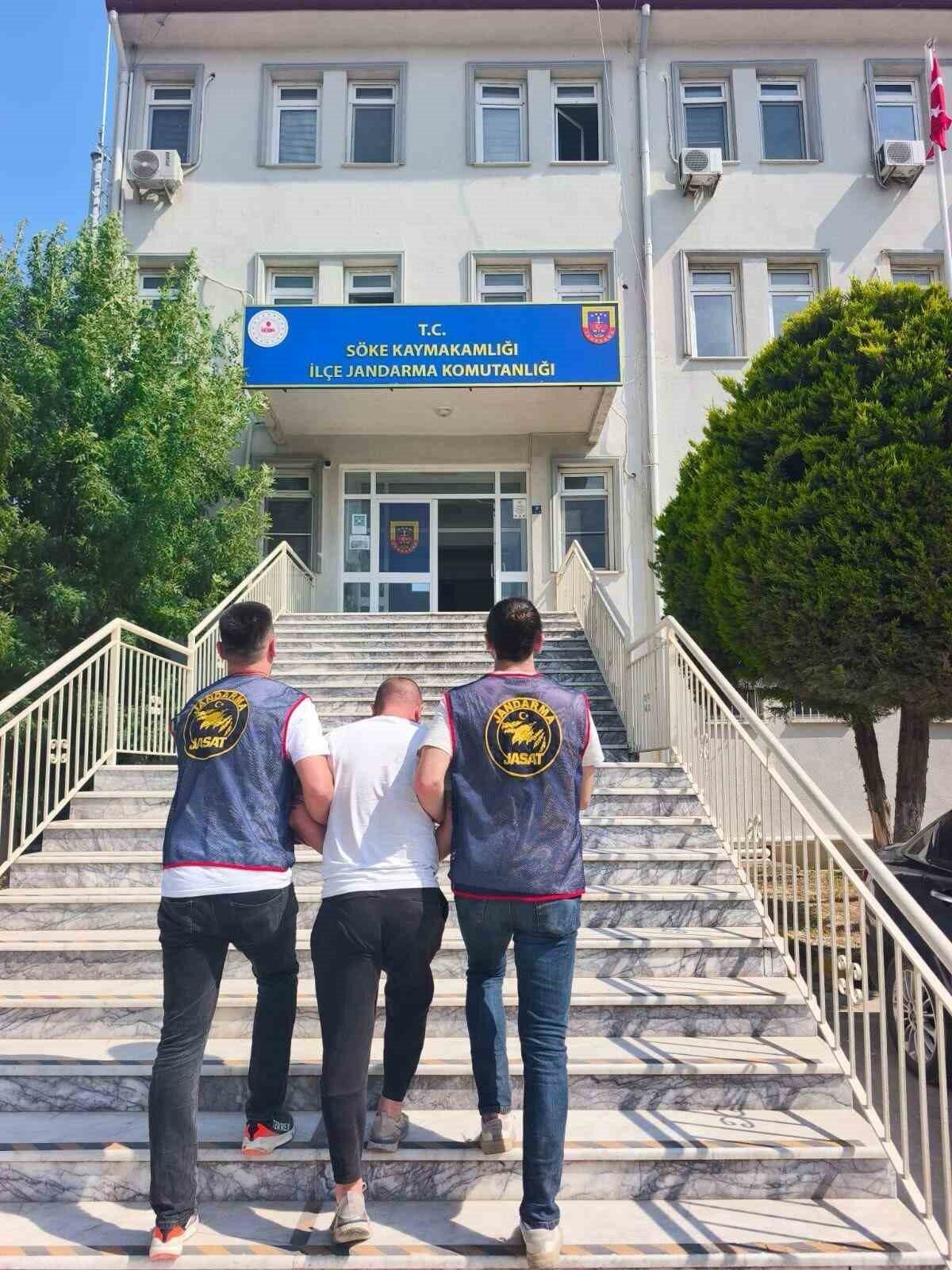 Söke’de 8 yıl hapis cezası ile bulunan hükümlü yakalandı