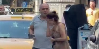 Güzergah kavgası kamerada: Sürücü karakola, kadın yolcu hastaneye