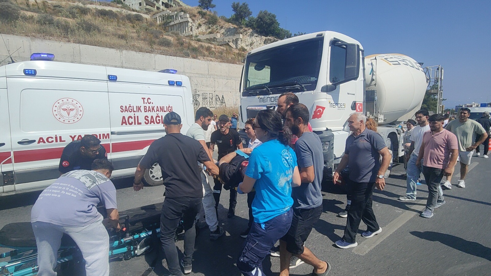 Kuşadası’nda Beton Mikserinin Çarptığı Yaya Yaşamını Yitirdi
