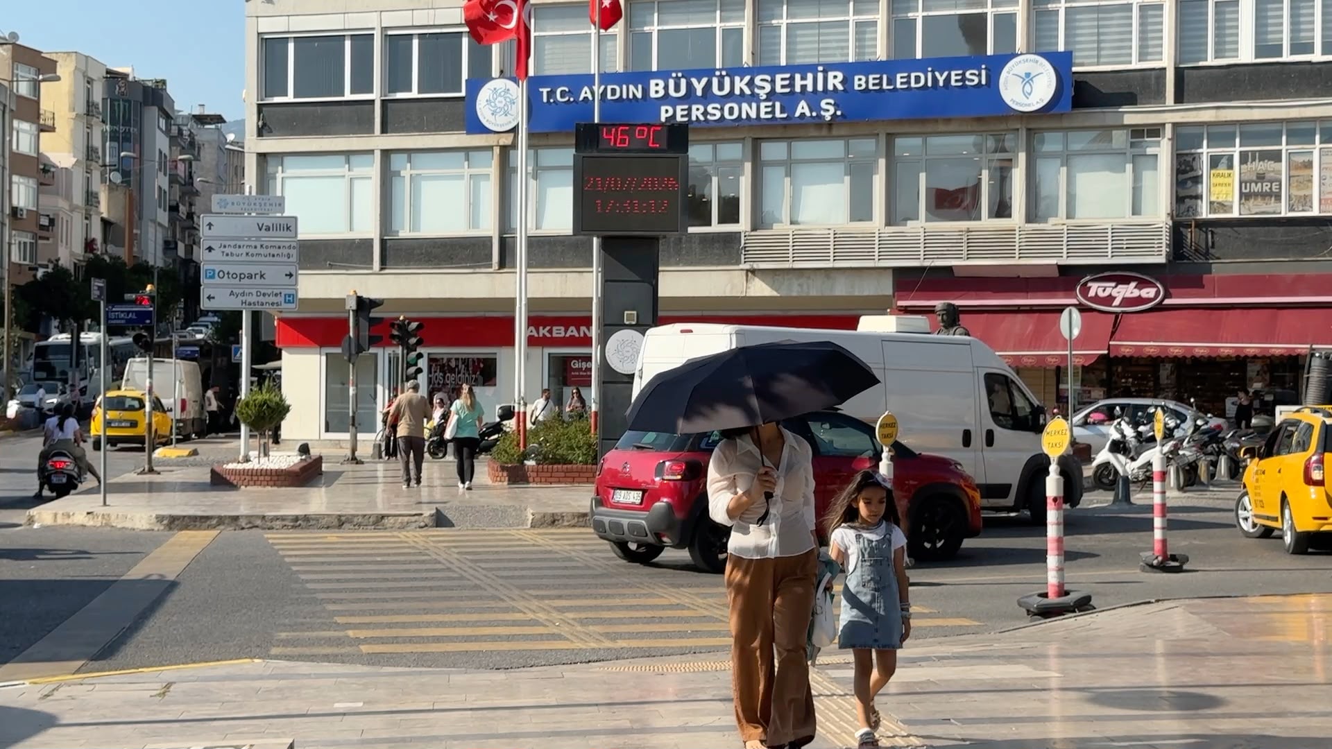 Aydın’da termometreler 46 dereceyi gösterdi