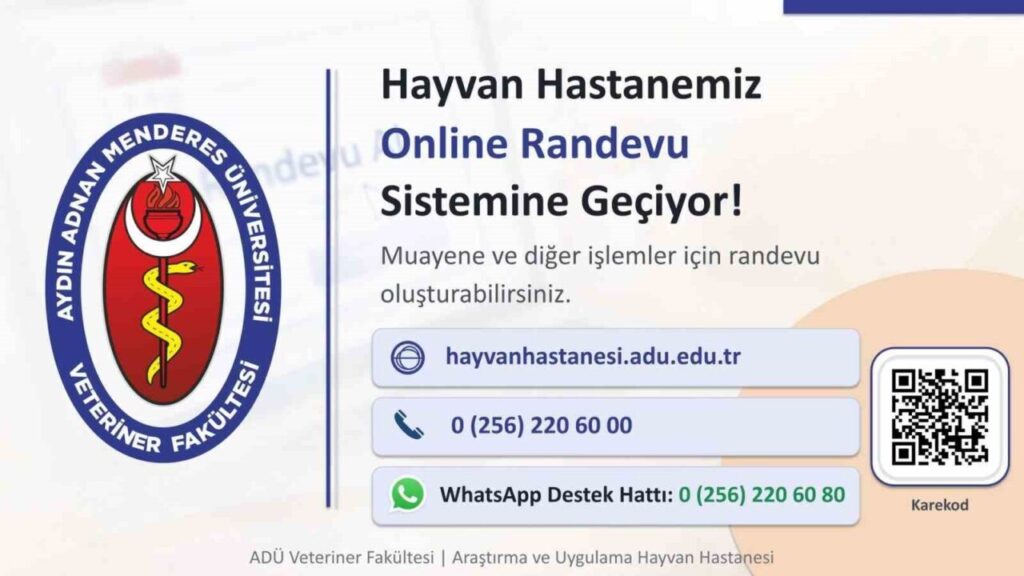adu hayvan hastanesinde online randevu donemi basladi e323c9a749b6