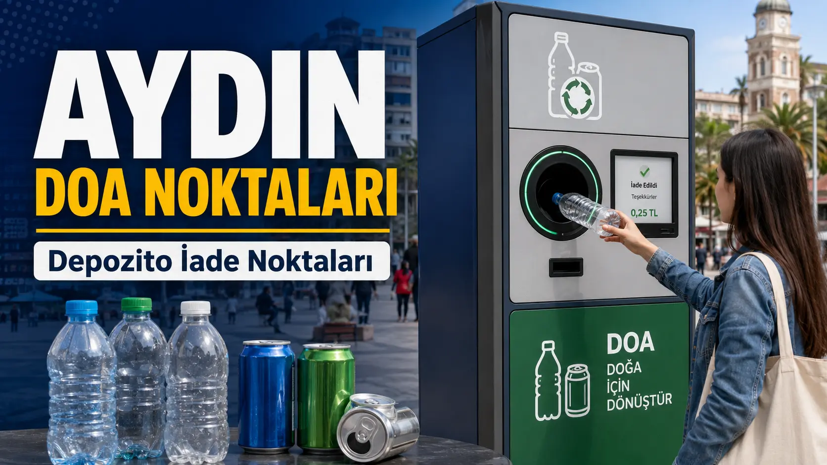 Aydın Depozito İade Noktaları (DOA) Nerede? Aydın DOA Noktaları
