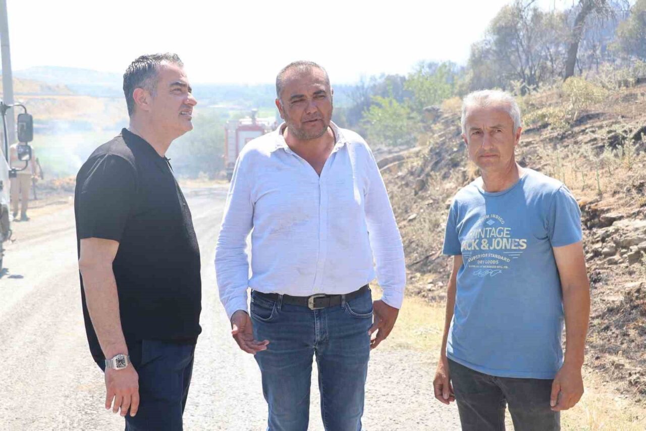 Koçarlı’da panik anları: Başkan Arıcı, yangın bölgesinde!