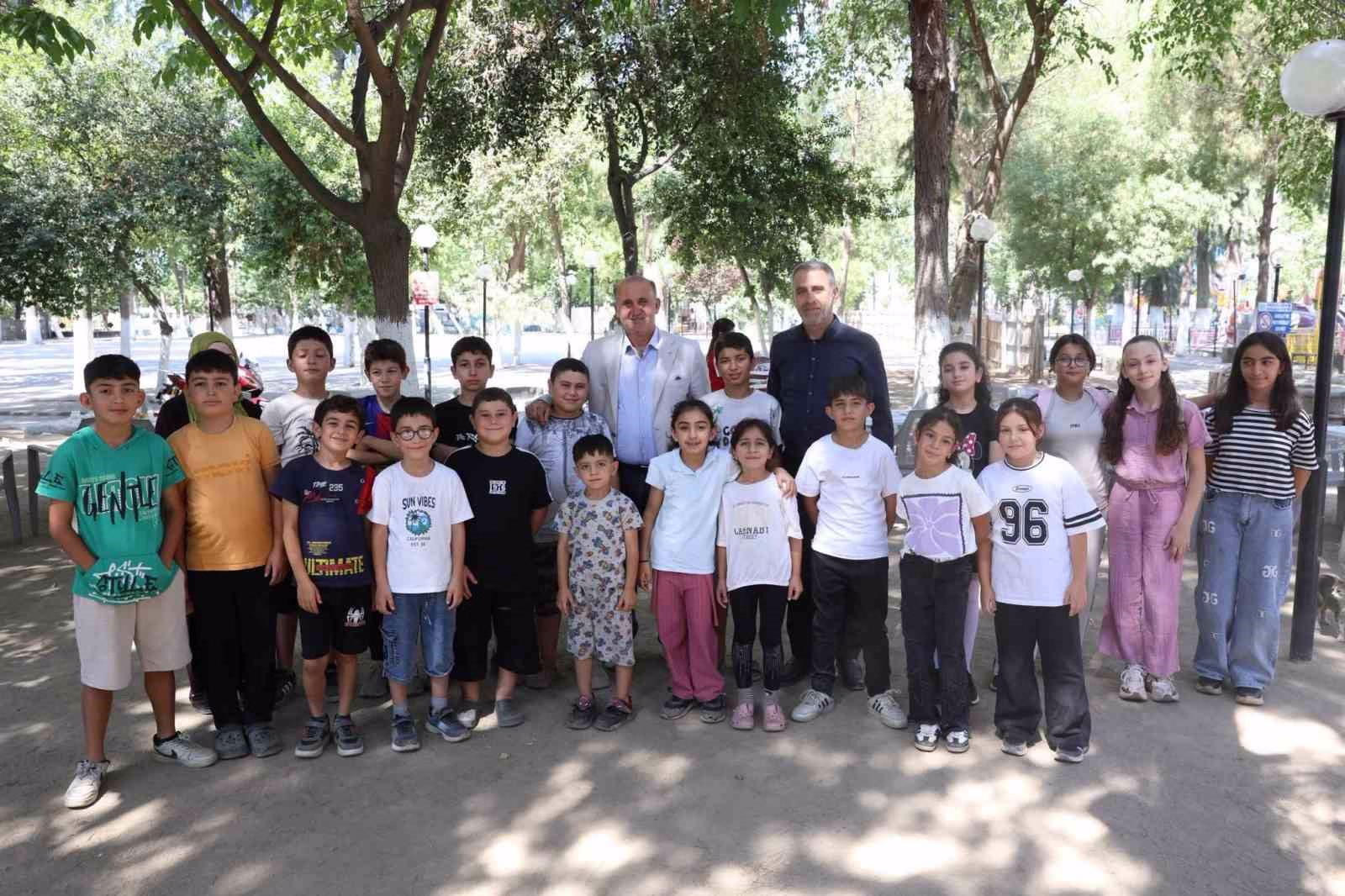 İncirliova’da Kur’an kursu öğrencileri Kültür Park’ta ağırlandı