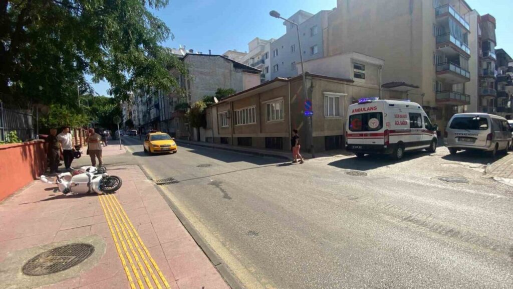 otomobilin carptigi motosiklet kaldirima cikti 1 yarali 35d6df77be76