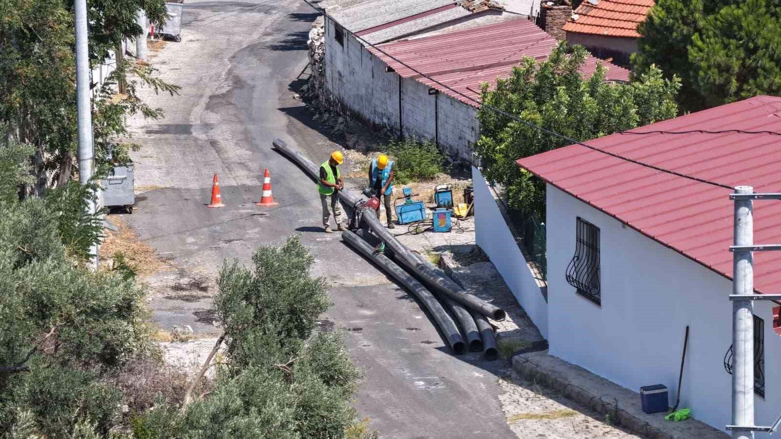 Söke Atburgazı’nda 4,6 milyon liralık içme suyu yatırımı başladı