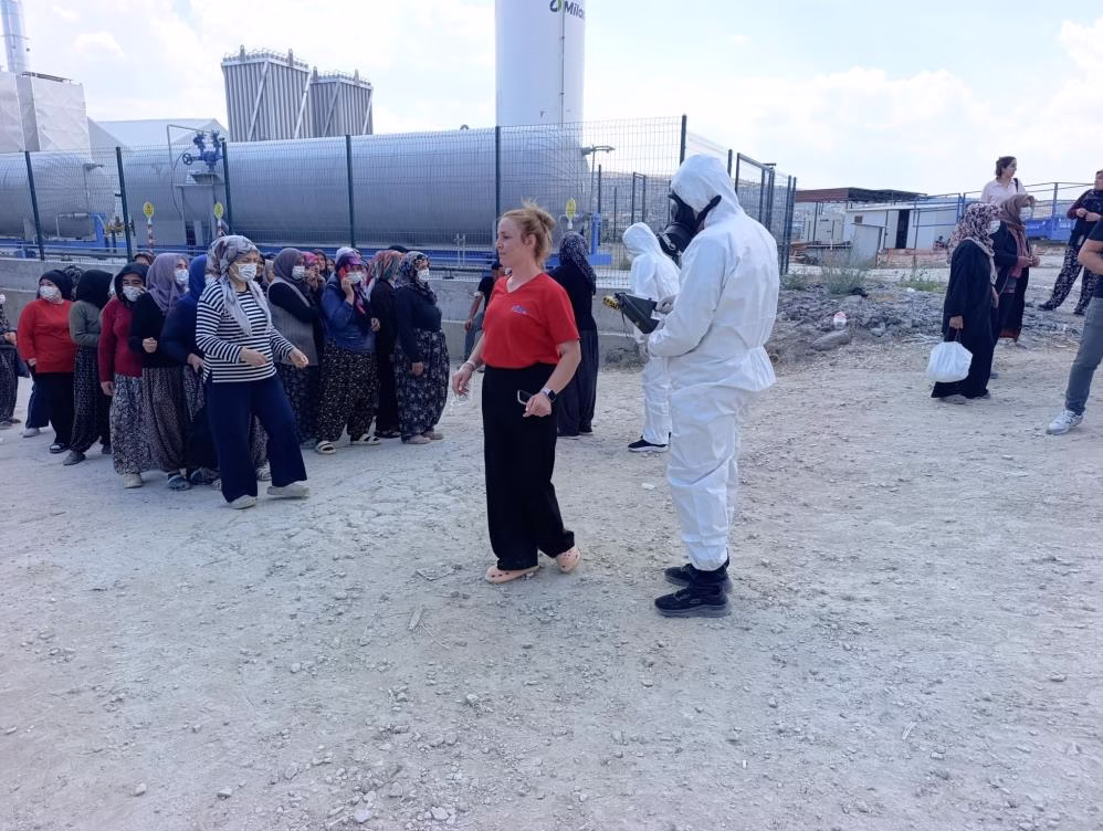 Domates serasında panik: 24 kişi hastaneye kaldırıldı 2 Domates serasında panik: 24 kişi hastaneye kaldırıldı