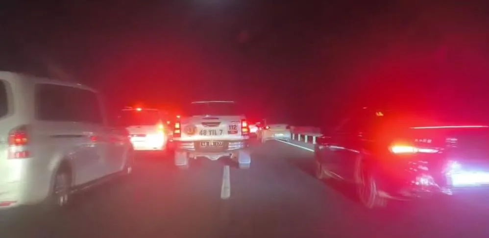 10 kilometrelik yangın kuyruğu!