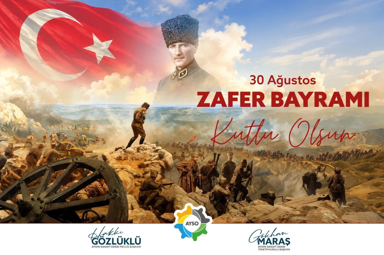 Maraş 30 Ağustos’u kutladı