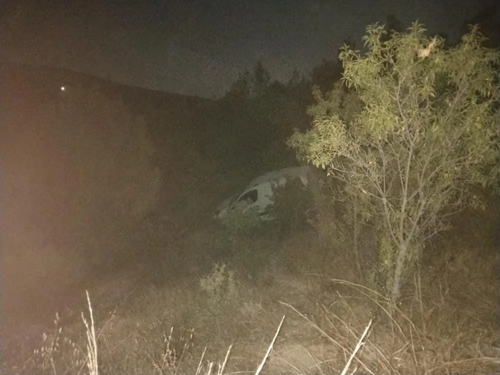 Yabani hayvana çarpıp şarampole uçtu: Sürücü ortalıkta yok 3 Yabani hayvana çarpıp şarampole uçtu: Sürücü ortalıkta yok